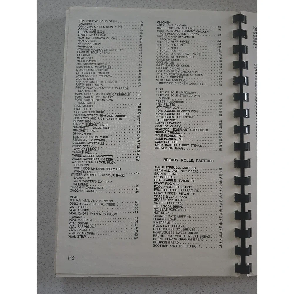 Sausalitos' Best Cookbook- 1984  - St. Mary Star of the Sea‎ Church Sausalito CA